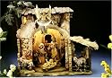 Fontanini Nativity Set with Stable & Palm Tree