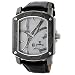 Just Bling Men's Urban Black Ion Diamond Designer Dial Leather Watch #JB-6102-C