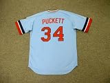 KIRBY PUCKETT Minnesota Twins 1987 Majestic Cooperstown Throwback Baseball Jersey