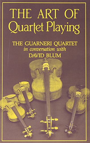 the art of quartet playing cornell paperbacks