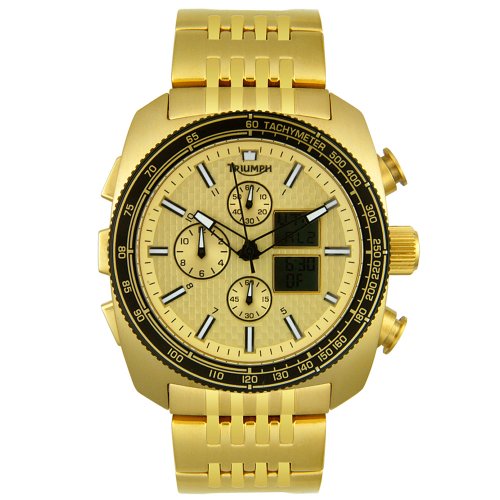 Triumph Motorcycles Men's 3039-55 Analog-Digital Chronograph Watch
