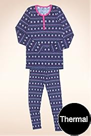 Autograph Fair Isle Thermal Top Leggings Set