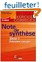 Note de synth�se S�rie 1 : 8 dossiers corrig�s