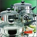 Judge Vista 5 Piece Set - 16/18/20cm SP, MP & 24cm Sautepan