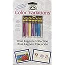 DMC Color Variations Floss Pack, Blue Lagoon, 8-Pack