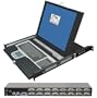 16PORT USB PS2 KVM Switch 1U Rackmount with 17IN LCD Console/drawer