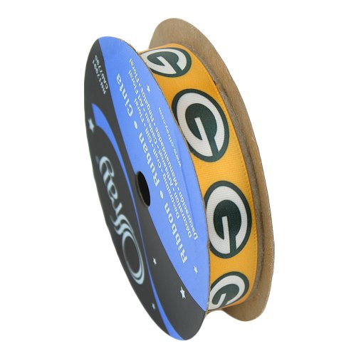 Offray NFL Green Bay Packers Ribbon, 5/8 inches