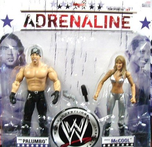 Childrens Toyshop  Toys : WWE Adrenaline 31 Chuck Palumbo & Michelle McCool