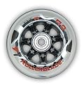 Rollerblade Active Skate Wheels 90mm 84A w/ SG9 Brgs - 8 pack