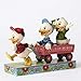 Enesco Jim Shore Disney Here Comes Trouble Huey Dewey Louie on Wagon Figurine 4054283