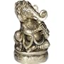 Unique Sitting Ganesha Brass Statue Playing Bigul