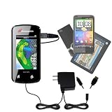 Double Wall Home Charger with tips including a tip for the Sonocaddie v500 Golf GPS - uses Gomadic TipExchange Technology