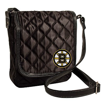 NHL Boston Bruins Quilted Purse, Black