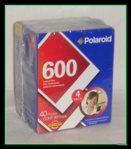 Polaroid 600 Color Instant Film, 10 Exposures (4-Pack) On Sale