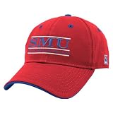 The Game SMU Mustangs Red Team Logo 3D Bar Flex Fit Hat