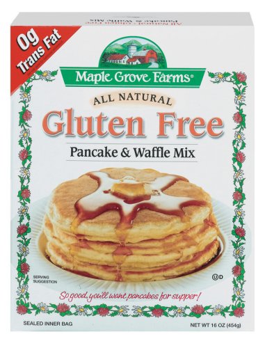 Maple Grove Farms Gluten Free Pancake & Waffle Mix, 16-Ounce Packages (Pack of 6)