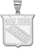 New York Rangers Shield Logo Giant Sterling Silver Charm/Pendant