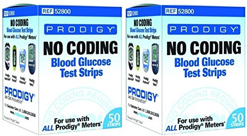 Prodigy Autocode Test Strips, 100 CT