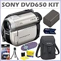 Sony DCR-DVD650 DVD Handycam&reg; Camcorder + Camcorder Accessory Kit