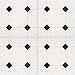 Armstrong Afton - Self-Stick Diamond Jubilee Black / White Vinyl Flooring