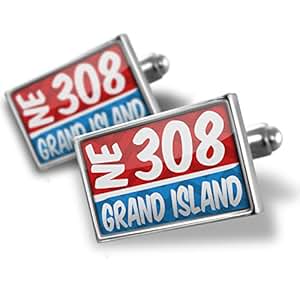 Amazon.com: Cufflinks 308 Grand Island, NE red/blue - Neonblond ...