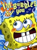  : New Spongebob Bubble Trouble Twin Plush Mink Blanket
