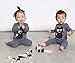 Toddler Baby Boy Girl Cartoon Romper Bodysuit Playsuit Outfits Casual Clothes (0-6 Months, Gray)