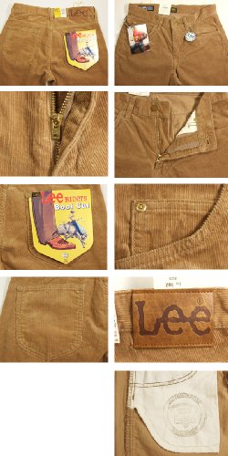 Lee コーデュロイ パンツ《テキサス オーガニック・コットン》ブーツカット/ベージュ LM4102-314