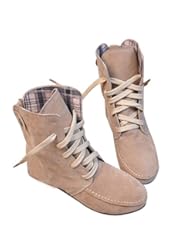 Shoes: Angel Wings Girls Lace up Winter Boots Flat Ankle Shoes Mothers Day Gifts (41) - Angel Wings