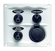Bep 900-3Wps 3 Gang Switchpanel With Accesory Plug