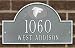 Atlanta Falcons Pewter and Silver Personalized Address Plaque