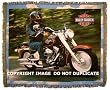 Harley Davidson Rider Coverlet