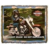 Harley Davidson Rider Coverlet by CSA Worldwide