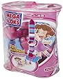 Mega Bloks Building Imagination Bag - Pink, 80 Pieces