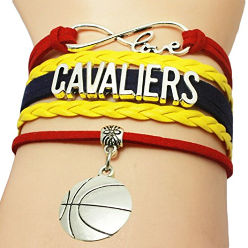 Cleveland Cavaliers Bracelet, Cleveland Cavaliers Jewelry, Basketball Bracelet, NBA Bracelet & Perfect Gift