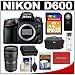 Nikon D600 Digital SLR Camera Body with Nikon 24-70mm f/2.8G AF-S Zoom Lens + 32GB Card + Case + Battery + Remote + Accessory Kit