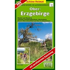 Obererzgebirge 1 : 35 000. Radwander- und Wanderkarte: Radeln und Wandern zwischen Kurort Oberwiesenthal, Annaberg-Buchholz und den Greifensteinen