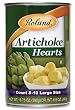 Roland Artichoke Hearts (8/10 Count), 13.75-Ounce Tins (Pack of 12)