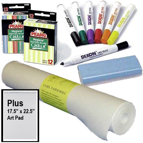 Childrens Toyshop  Toys : "Beka Easel Companion - Paper, Markers and Chalk"