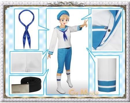 Hetalia - Sealand Sealander Military Cosplay Costume [Deluxe Set]