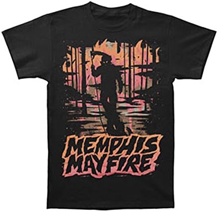 Memphis May Fire Men's Movie Poster T-shirt Small Black
