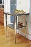 TRINITY EcoStorage NSF Stainless Steel Table, 24-Inch