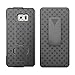 Galaxy Note 7 Case, Microseven Super Slim Hard Shell Shield Layer Holster Case with Kickstand / Locking Belt Swivel Clip For Samsung Galaxy Note 7 (Wave Holster)