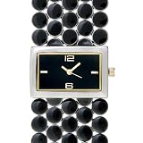 Trend Watch Disk Bracelet Watch - Black