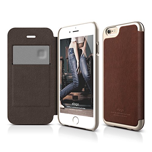 iPhone 6 Case, elago® S6 Leather Flip Case for the iPhone 6 (4.7inch) - eco friendly Retail Packaging
iPhone 6 Case, elago® S6 Leather Flip Case for the iPhone 6 (4.7inch) - eco friendly Retail Packaging