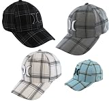 Hurley Puerto Rico Plaid FlexFit Hat/Cap (Comes In Several Different Colors!)
