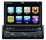SPL SID-8904NR 7-Inch Flipout TFT LED Backlit Touchscreen DVD Single DIN Multimedia Center