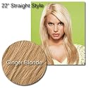 Jessica Simpson Hair Do - 22 inch Straight Clip-In Hair Extensions - Ginger Blonde