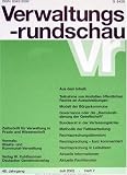 Verwaltungsrundschau