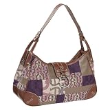 Etienne Aigner Geometric Logo Patchwork Hobo